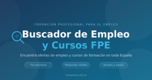 Motor de búsqueda de trabajo como docente de FPE